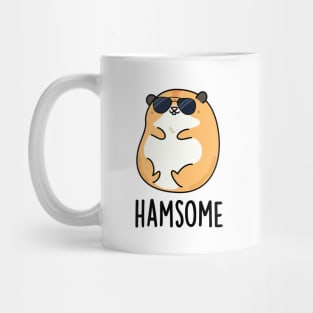 Ham-some Cute Handsome Hamster Pun Mug